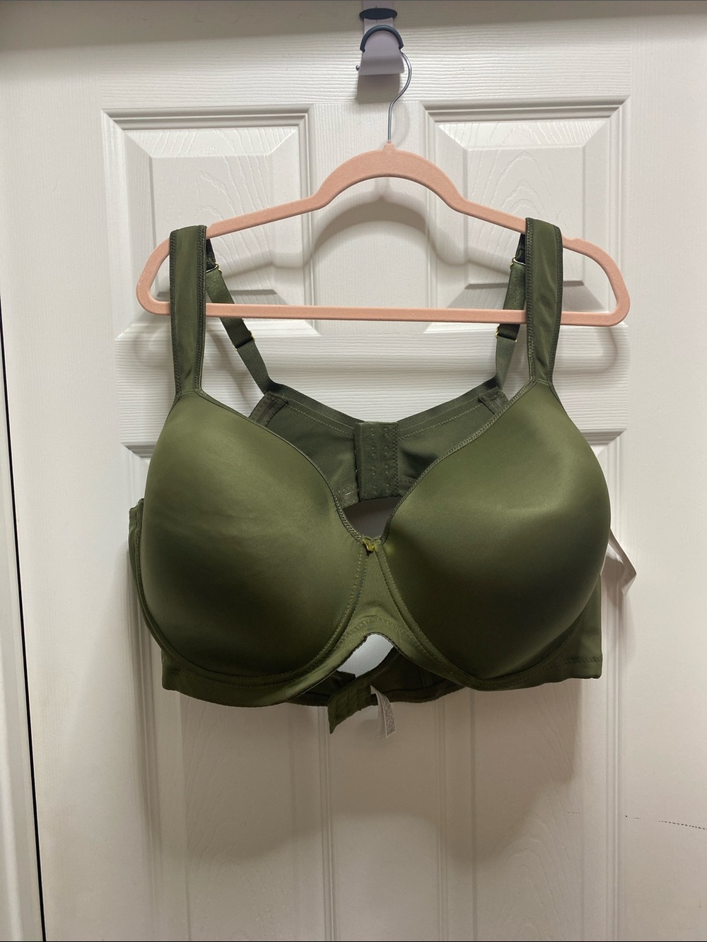 Ashley Stewart Olive Green Full Coverage T-Shirt Bra